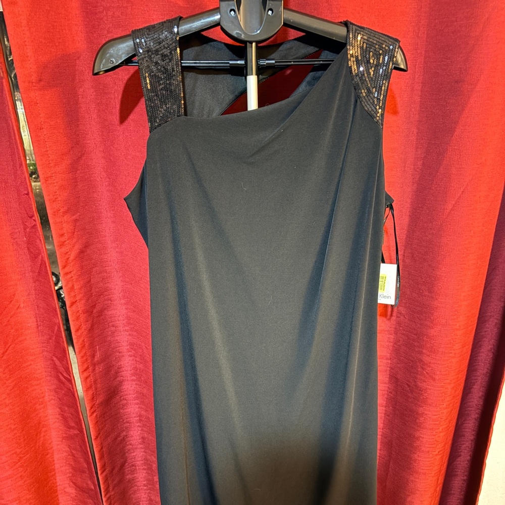 Calvin Klein Black Midi Dress